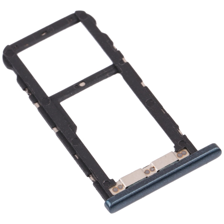 SIM Card Tray + SIM Card Tray / Micro SD Card Tray for ZTE Blade V10 Vita (Dark Green) - For ZTE by PMc TechLife | Online Shopping South Africa | PMc TechLife | Buy Now Pay Later Mobicred