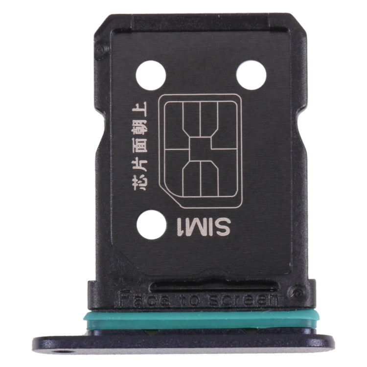 For OPPO Reno6 5G PEQM00 CPH2251  SIM Card Tray + SIM Card Tray (Black) - Card Socket by PMc TechLife | Online Shopping South Africa | PMc TechLife | Buy Now Pay Later Mobicred