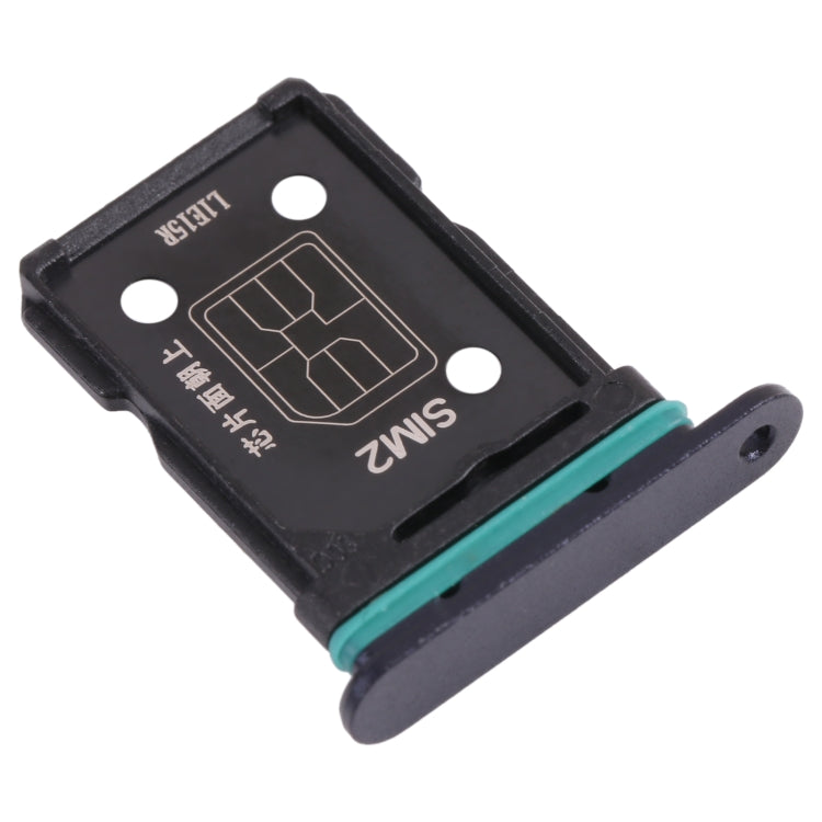 For OPPO Reno6 4G CPH2235 / Reno6 Z SIM Card Tray + SIM Card Tray(Black) - Card Socket by PMc TechLife | Online Shopping South Africa | PMc TechLife | Buy Now Pay Later Mobicred