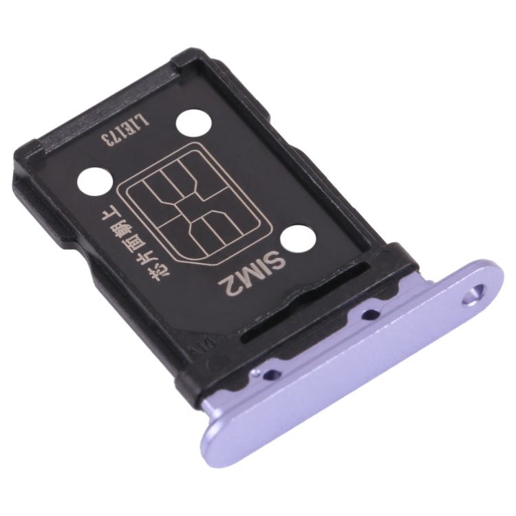 For OPPO Reno6 4G CPH2235 / Reno6 Z  SIM Card Tray + SIM Card Tray(Purple) - free shipping - PMc TechLife - Order now!