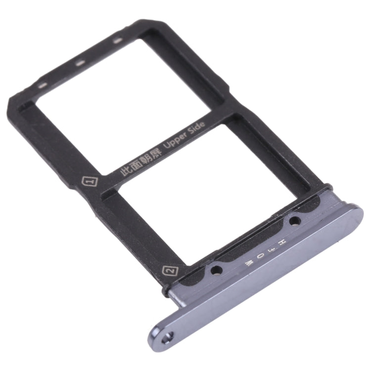 For vivo iQOO 5 5G SIM Card Tray + SIM Card Tray (Black) - Card Tray by PMc TechLife | Online Shopping South Africa | PMc TechLife | Buy Now Pay Later Mobicred