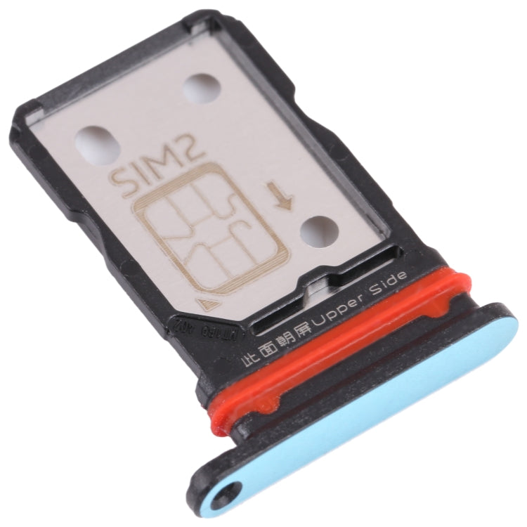 For vivo iQOO Z5 SIM Card Tray + SIM Card Tray (Green) - Card Tray by PMc TechLife | Online Shopping South Africa | PMc TechLife | Buy Now Pay Later Mobicred