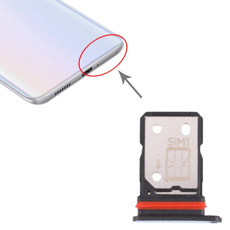 For vivo iQOO Z5 SIM Card Tray + SIM Card Tray (Green) - Card Tray by PMc TechLife | Online Shopping South Africa | PMc TechLife | Buy Now Pay Later Mobicred