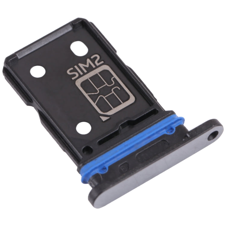 For vivo X70 V2133A V2104 SIM Card Tray + SIM Card Tray (Black) - Card Tray by PMc TechLife | Online Shopping South Africa | PMc TechLife | Buy Now Pay Later Mobicred