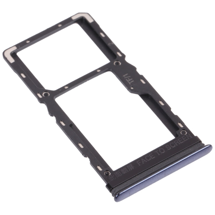 SIM Card Tray + Micro SD Card Tray for Xiaomi Poco X3 Pro M2102J20SG M2102J20SI (Black) - Card Tray by PMc TechLife | Online Shopping South Africa | PMc TechLife | Buy Now Pay Later Mobicred