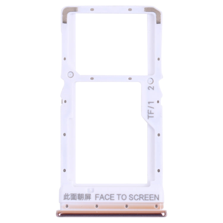 SIM Card Tray + Micro SD Card Tray for Xiaomi Poco X3 Pro M2102J20SG M2102J20SI (Gold) - Card Tray by PMc TechLife | Online Shopping South Africa | PMc TechLife | Buy Now Pay Later Mobicred