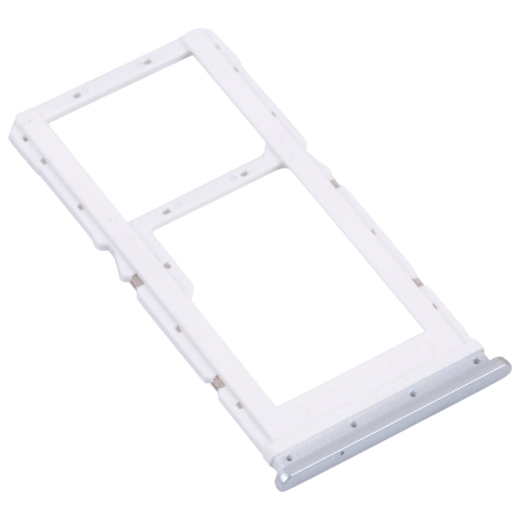 SIM Card Tray + SIM Card Tray / Micro SD Card Tray for Xiaomi Redmi Note 11 (China) 21091116AC / Redmi Note 11T 5G / Poco M4 Pro 5G 21091116AG, MZB0BGVIN(Silver) - Card Tray by PMc TechLife | Online Shopping South Africa | PMc TechLife | Buy Now Pay Later Mobicred