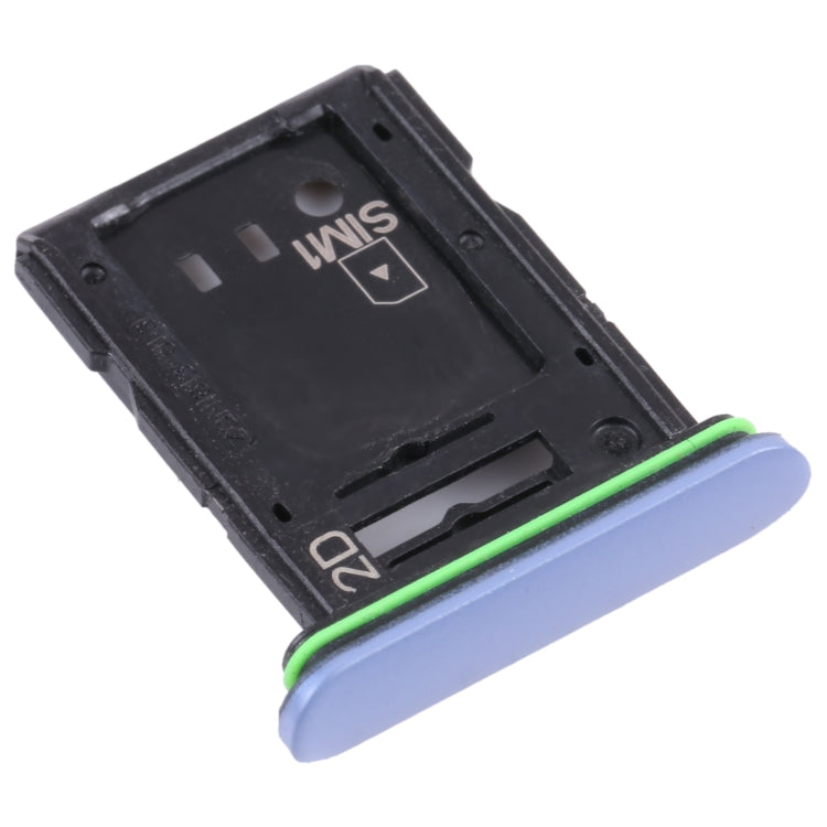Original SIM Card Tray + SIM Card Tray / Micro SD Card Tray for Sony Xperia 10 III(Blue) - Card Tray by PMC TechLife | Online Shopping South Africa | PMC TechLife