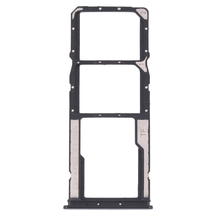 SIM Card Tray + SIM Card Tray + Micro SD card tray for Xiaomi Redmi Note 11 4G / Redmi Note 11S 4G(Black) - Card Tray by PMc TechLife | Online Shopping South Africa | PMc TechLife | Buy Now Pay Later Mobicred