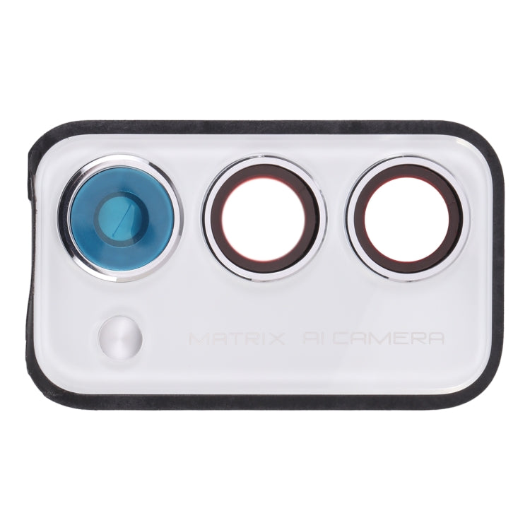 For OPPO Realme Q3 Pro 5G / Realme Q3 Pro Carnival  Back Camera Lens Frame (White) - Camera Series by PMC TechLife | Online Shopping South Africa | PMC TechLife | Buy Now Pay Later Mobicred
