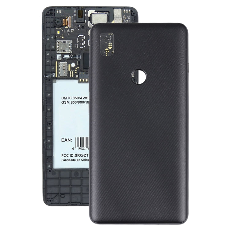 With Hole Battery Back Cover for ZTE Blade L210(Grey) - For ZTE by PMC TechLife | Online Shopping South Africa | PMC TechLife | Buy Now Pay Later Mobicred