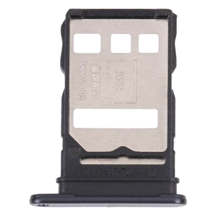 SIM Card Tray + SIM Card Tray for Honor 60 (Black) - Card Socket by PMc TechLife | Online Shopping South Africa | PMc TechLife | Buy Now Pay Later Mobicred