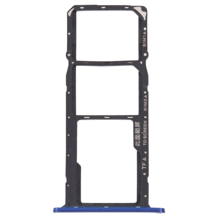 SIM Card Tray + SIM Card Tray + Micro SD Card Tray for Honor Play 8(Blue) - free shipping - PMc TechLife - Order now!