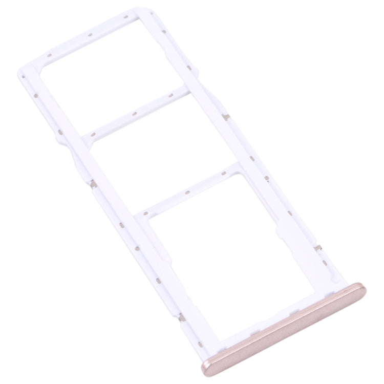 SIM Card Tray + SIM Card Tray + Micro SD Card Tray for Honor 7C (Gold) - Card Socket by PMc TechLife | Online Shopping South Africa | PMc TechLife | Buy Now Pay Later Mobicred