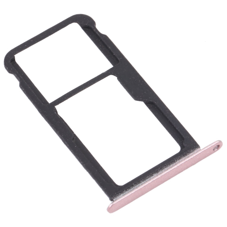 SIM Card Tray + SIM Card Tray / Micro SD Card Tray for Honor Play 6 (Pink) - Card Socket by PMc TechLife | Online Shopping South Africa | PMc TechLife | Buy Now Pay Later Mobicred