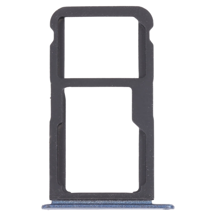 SIM Card Tray + SIM Card Tray / Micro SD Card Tray for Honor Play 6 (Blue) - Card Socket by PMc TechLife | Online Shopping South Africa | PMc TechLife | Buy Now Pay Later Mobicred