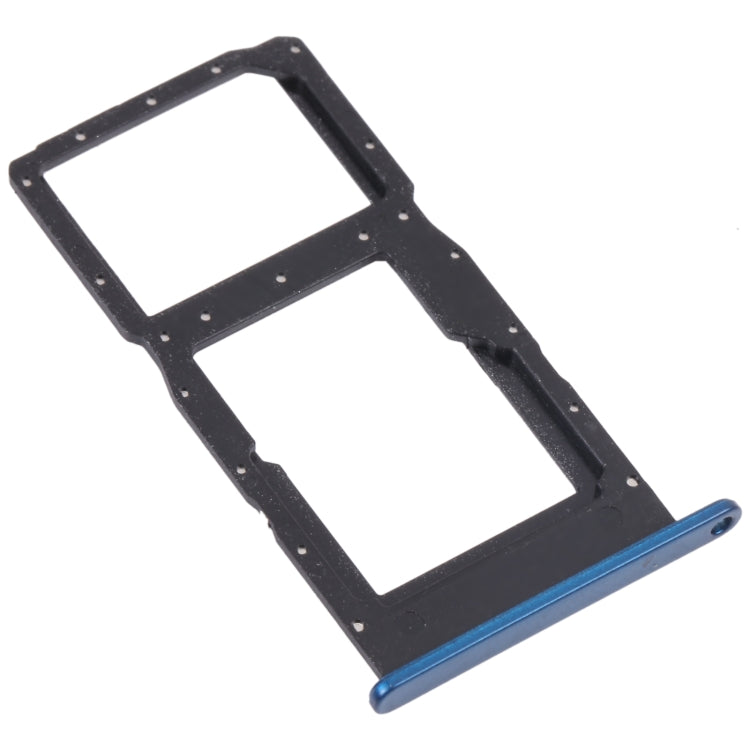 SIM Card Tray + SIM Card Tray / Micro SD Card Tray for Huawei Nova Y60 (Blue) - Card Socket by PMc TechLife | Online Shopping South Africa | PMc TechLife | Buy Now Pay Later Mobicred