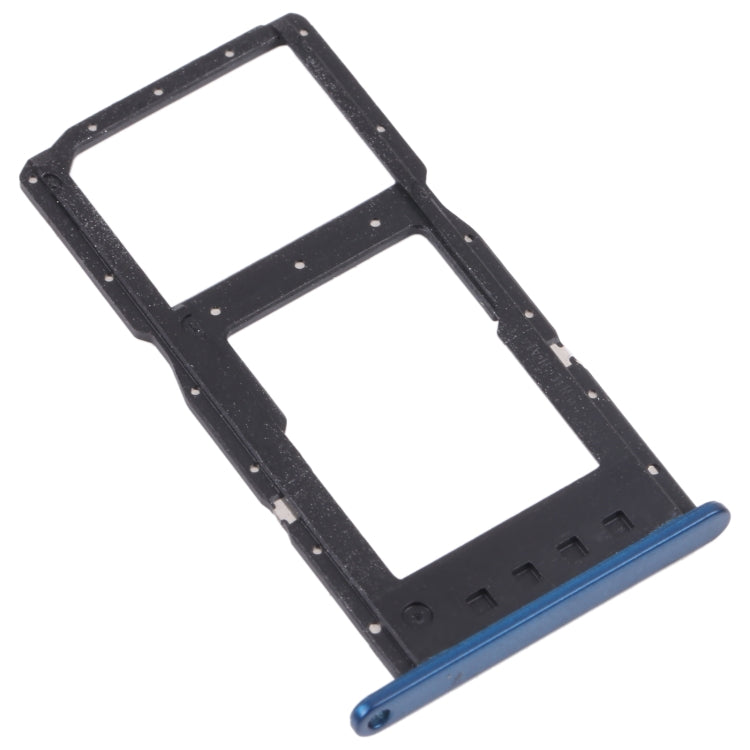 SIM Card Tray + SIM Card Tray / Micro SD Card Tray for Huawei Nova Y60 (Blue) - Card Socket by PMc TechLife | Online Shopping South Africa | PMc TechLife | Buy Now Pay Later Mobicred