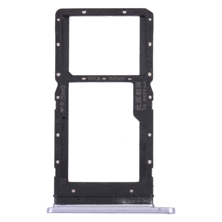 SIM Card Tray + SIM Card Tray / Micro SD Card Tray for Huawei Maimang 10 SE (Purple) - Card Socket by PMc TechLife | Online Shopping South Africa | PMc TechLife | Buy Now Pay Later Mobicred