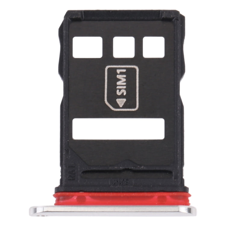 SIM Card Tray + NM Card Tray for Huawei Mate 40E 5G (Silver) - Card Socket by PMc TechLife | Online Shopping South Africa | PMc TechLife | Buy Now Pay Later Mobicred