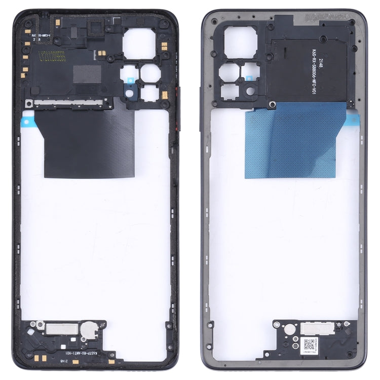 Middle Frame Bezel Plate for Xiaomi Poco X4 Pro 5G/Redmi Note 11E Pro(Black) - Frame Bezel Plate by PMC TechLife | Online Shopping South Africa | PMC TechLife