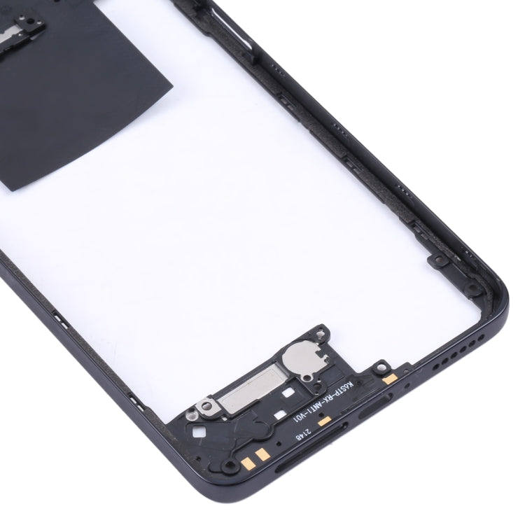Middle Frame Bezel Plate for Xiaomi Poco X4 Pro 5G/Redmi Note 11E Pro(Black) - Frame Bezel Plate by PMC TechLife | Online Shopping South Africa | PMC TechLife
