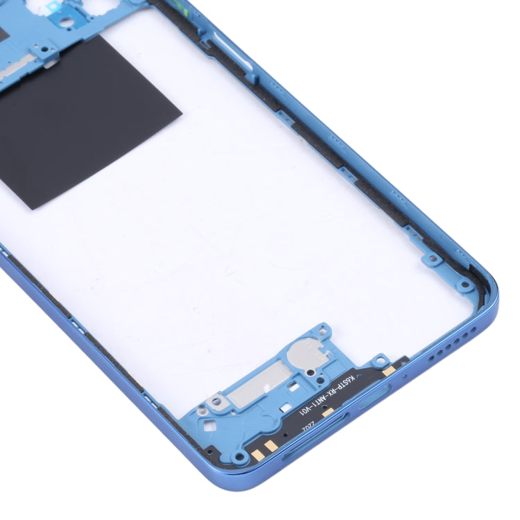 Middle Frame Bezel Plate for Xiaomi Poco X4 Pro 5G/Redmi Note 11E Pro(Dark Blue) - Frame Bezel Plate by PMC TechLife | Online Shopping South Africa | PMC TechLife | Buy Now Pay Later Mobicred