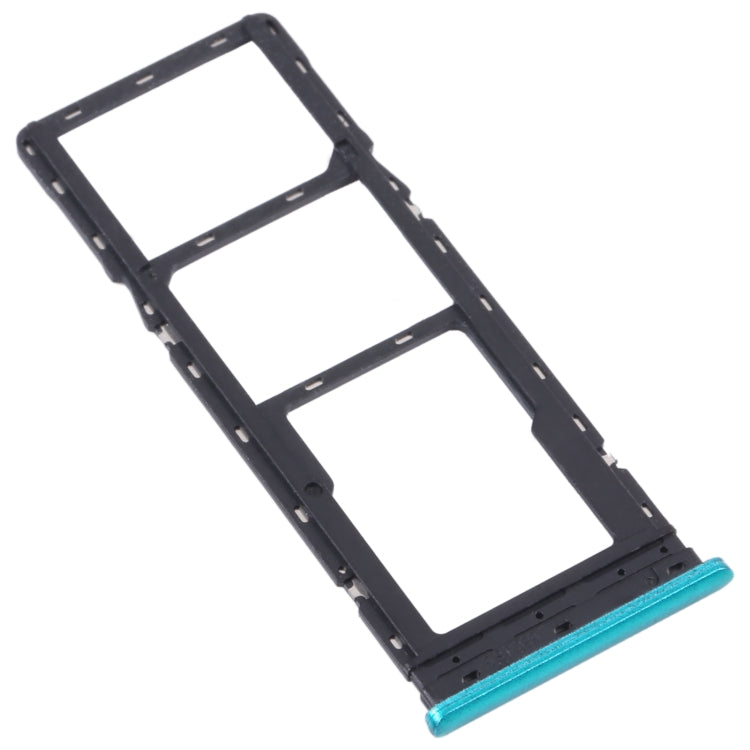 For Infinix Hot 10s NFC/Hot 10s/Hot 10T SIM Card Tray + SIM Card Tray + Micro SD Card Tray (Green) - free shipping - PMC TechLife - Order now!