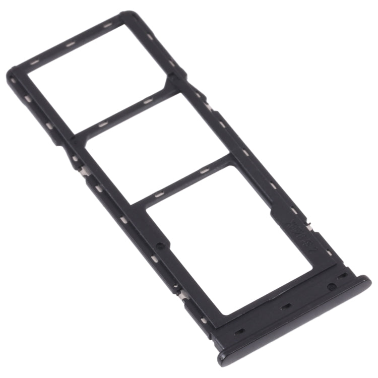 For Tecno Camon 17 Pro CG8 CG8H SIM Card Tray + SIM Card Tray + Micro SD Card Tray (Black) - Card Tray by PMc TechLife | Online Shopping South Africa | PMc TechLife | Buy Now Pay Later Mobicred