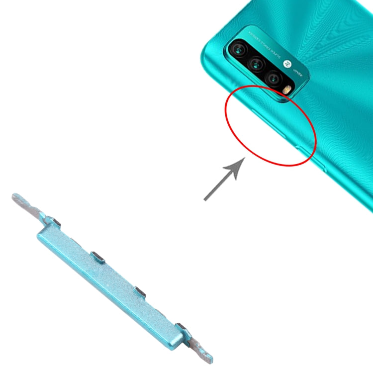 Volume Control Button for Xiaomi Redmi Note 9 4G/Redmi 9T/Redmi 9 Power (Green) - Home key & Side Key by PMc TechLife | Online Shopping South Africa | PMc TechLife | Buy Now Pay Later Mobicred