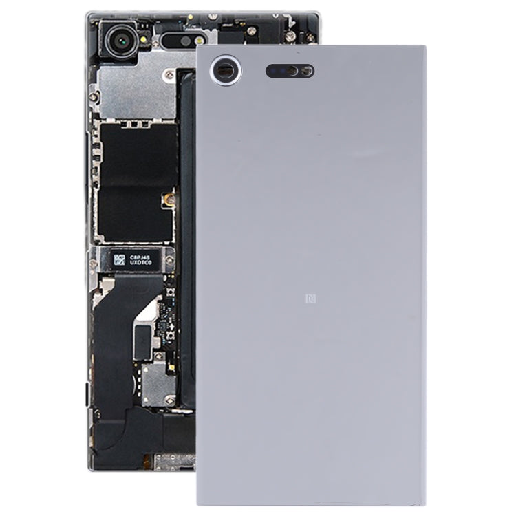 Original Battery Back Cover with Camera Lens for Sony Xperia XZ Premium(Grey) - Back Cover by PMC TechLife | Online Shopping South Africa | PMC TechLife | Buy Now Pay Later Mobicred