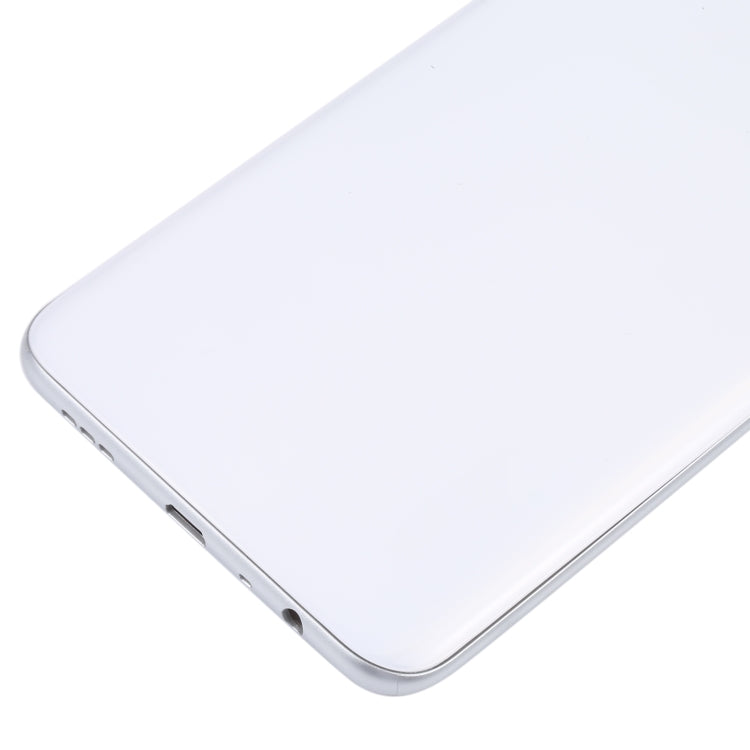 For OPPO A15/A15S/A35 Battery Back Cover with Middle Frame (White) - Back Cover by PMC TechLife | Online Shopping South Africa | PMC TechLife | Buy Now Pay Later Mobicred