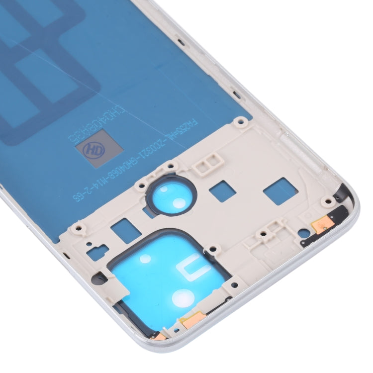 For OPPO A15/A15S/A35 Battery Back Cover with Middle Frame (White) - Back Cover by PMC TechLife | Online Shopping South Africa | PMC TechLife | Buy Now Pay Later Mobicred