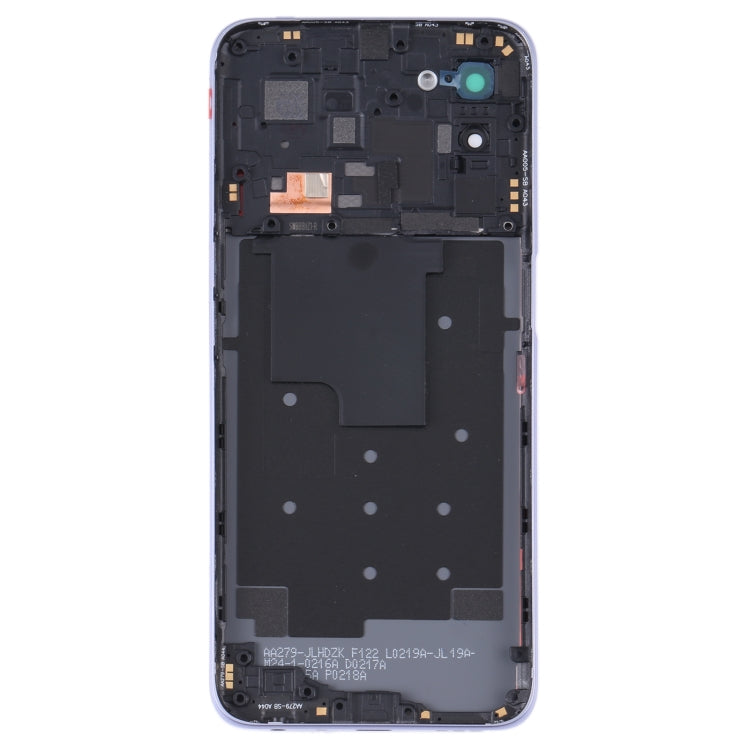 For OPPO A56 5G Battery Back Cover with Middle Frame (Purple) - Back Cover by PMC TechLife | Online Shopping South Africa | PMC TechLife | Buy Now Pay Later Mobicred