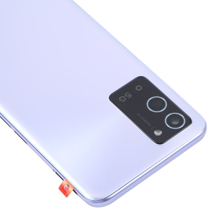 For OPPO A56 5G Battery Back Cover with Middle Frame (Purple) - Back Cover by PMC TechLife | Online Shopping South Africa | PMC TechLife | Buy Now Pay Later Mobicred