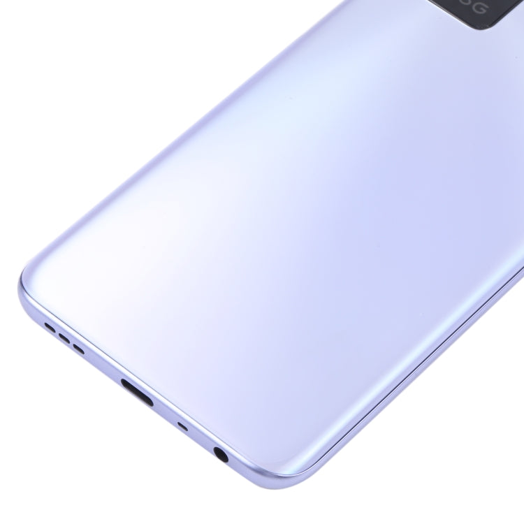 For OPPO A56 5G Battery Back Cover with Middle Frame (Purple) - Back Cover by PMC TechLife | Online Shopping South Africa | PMC TechLife | Buy Now Pay Later Mobicred