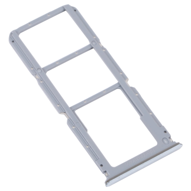 For OPPO A95 4G/Reno6 Lite SIM Card Tray + SIM Card Tray + Micro SD Card Tray (Silver) - Card Socket by PMc TechLife | Online Shopping South Africa | PMc TechLife | Buy Now Pay Later Mobicred