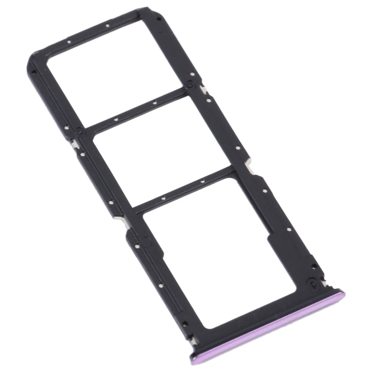 For OnePlus Nord N200 5G DE2118 / DE2117 SIM Card Tray + SIM Card Tray + Micro SD Card Tray (Purple) - Card Tray by PMC TechLife | Online Shopping South Africa | PMC TechLife