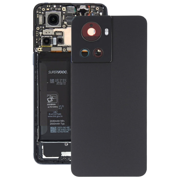 For OnePlus Ace PGKM10 Battery Back Cover (Black) - Back Cover by PMC TechLife | Online Shopping South Africa | PMC TechLife | Buy Now Pay Later Mobicred