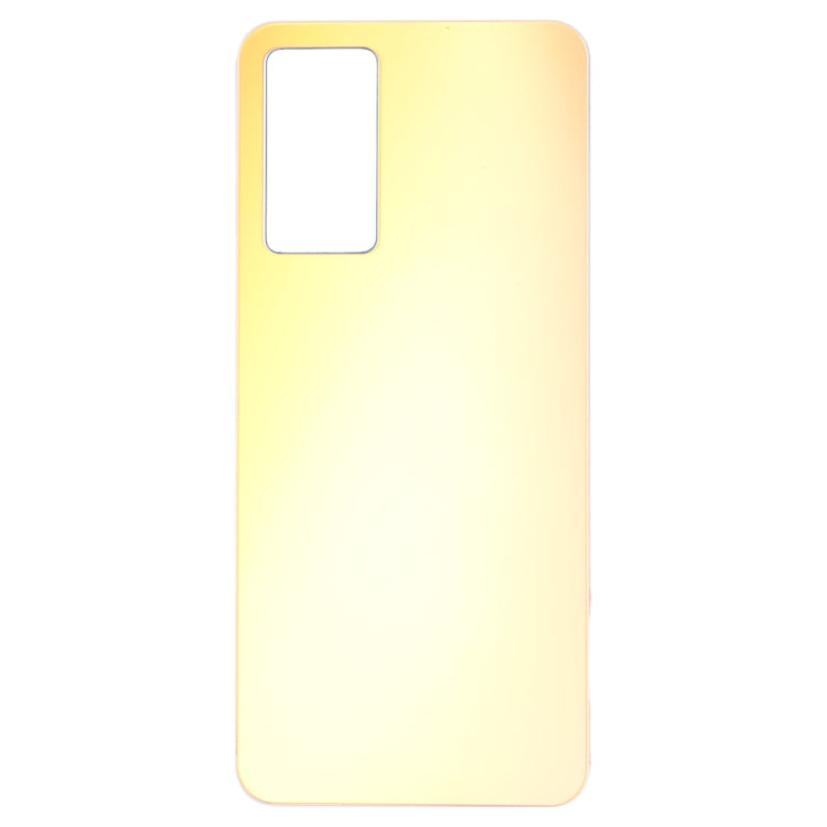For vivo Y75 4G 2022/V23e Glass Battery Back Cover (Gold) - Back Cover by PMC TechLife | Online Shopping South Africa | PMC TechLife | Buy Now Pay Later Mobicred
