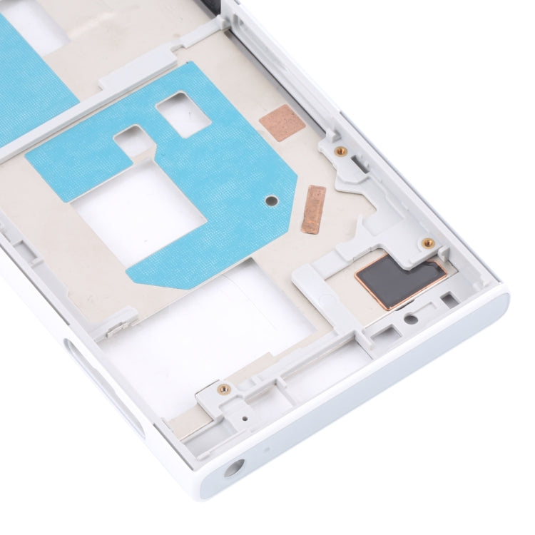 Middle Frame Bezel Plate for Sony Xperia X Compact (White) - free shipping - PMC TechLife - Order now!