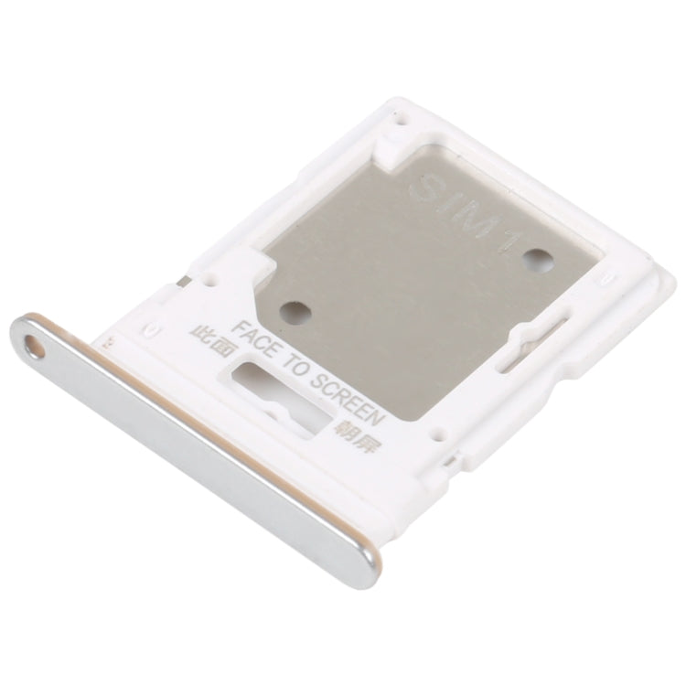 SIM Card Tray + Micro SD Card Tray For Xiaomi Redmi Note 11 Pro 4G/Redmi Note 11 Pro 5G/Redmi Note 11E Pro/Redmi Note 11 Pro+ 5G India/Poco X4 Pro 5G (White) - Card Tray by PMc TechLife | Online Shopping South Africa | PMc TechLife | Buy Now Pay Later Mobicred