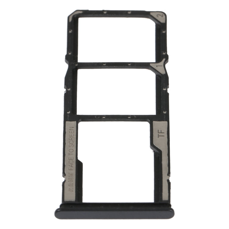 SIM Card Tray + SIM Card Tray + Micro SD Card Tray For Xiaomi Redmi Note 11S 5G (Black) - Card Tray by PMc TechLife | Online Shopping South Africa | PMc TechLife | Buy Now Pay Later Mobicred