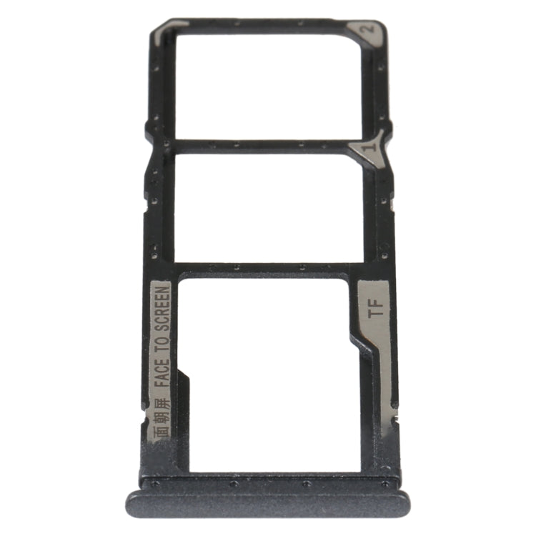 SIM Card Tray + SIM Card Tray + Micro SD Card Tray For Xiaomi Redmi 10 Power (Black) - Card Tray by PMc TechLife | Online Shopping South Africa | PMc TechLife | Buy Now Pay Later Mobicred