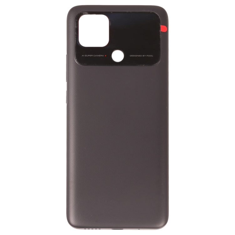 Original Battery Back Cover for Xiaomi Poco C40(Black) - Back Cover by PMC TechLife | Online Shopping South Africa | PMC TechLife | Buy Now Pay Later Mobicred