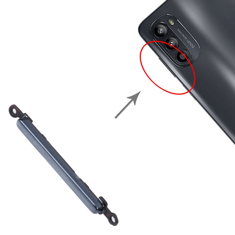 For Motorola Moto G52 Volume Control Button (Black) - Others by PMc TechLife | Online Shopping South Africa | PMc TechLife | Buy Now Pay Later Mobicred