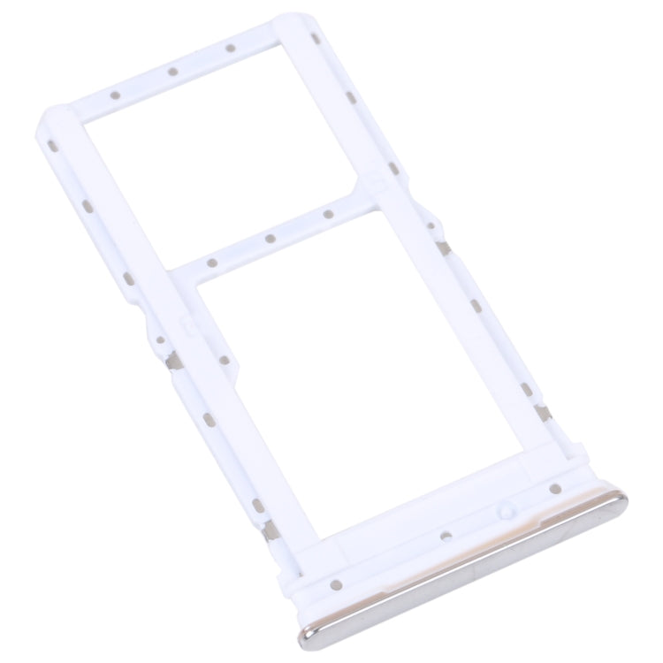 For Motorola Moto G52 SIM Card Tray + SIM / Micro SD Card Tray (Silver) - Card Socket by PMC TechLife | Online Shopping South Africa | PMC TechLife