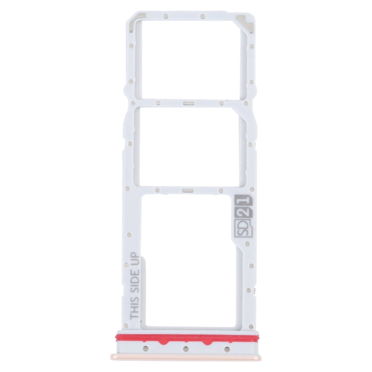 For Motorola Moto G32 SIM Card Tray + SIM Card Tray + Micro SD Card Tray (Gold) - Card Socket by PMC TechLife | Online Shopping South Africa | PMC TechLife
