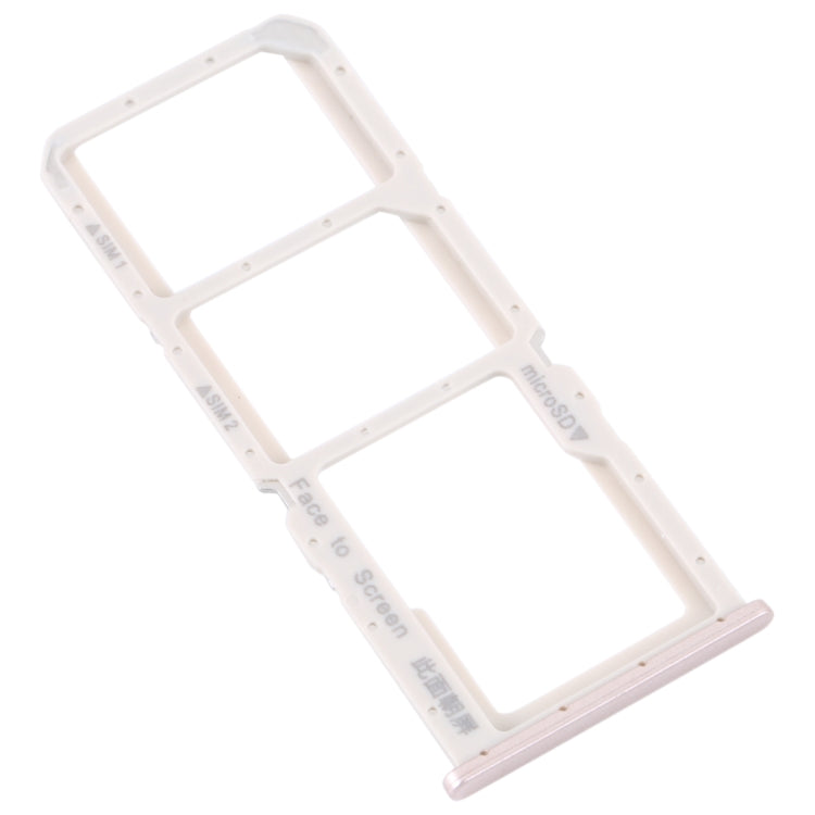 For OPPO A73 4G / F17 / A93 4G / A73 5G SIM Card Tray + SIM Card Tray + Micro SD Card Tray (Gold) - Card Socket by PMc TechLife | Online Shopping South Africa | PMc TechLife | Buy Now Pay Later Mobicred