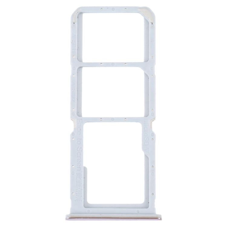For OPPO A55 5G / A53S 5G SIM Card Tray + SIM Card Tray + Micro SD Card Tray (Gold) - free shipping - PMc TechLife - Order now!